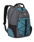 Swiss Gear Sa6799 Gray With Teal Tsa Friendly Scansmart Laptop Backpack - Fits Most 15 Inch Laptops