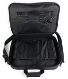 DURAGADGET Black Laptop Briefcase Style Bag with Multiple Compartments for The HP 15-bs558sa |