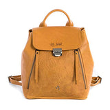 Velez Leather Casual Backpack for Women Bolso de Mujer Cuero Colombiano Yellow