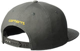 Carhartt Men's Ashland Flat Brim Cap, Gravel, OFA
