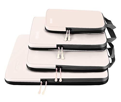 4 Set Compression Packing Cubes Travel Expandable Packing Organizers