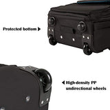 Makimoo 19 Inches Wheeled Rolling Backpack Laptop Travel Waterproof School Bag For Women Men -