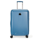 Delsey Luggage Embleme 3 Piece Polycarbonate Lug, Blue