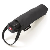 Swiss Gear Travel Umbrella, Black, 36-Inch Canopy
