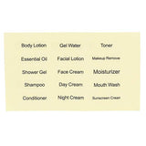 Travigo 4-in-1 Travel Bottle Dispenser, Includes Four Empty Reusable 1.4 oz. (40 mL) Cosmetic Toiletry Containers for Sanitizer, Soap, Lotions, Skincare, Makeup Products (Purple)