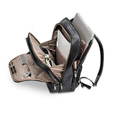 Briggs & Riley Leather Medium Backpack (No Initials Black)