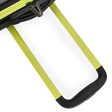 Hurley Suki Hardside Spinner Check In Luggage 29", Light Grey/Neon