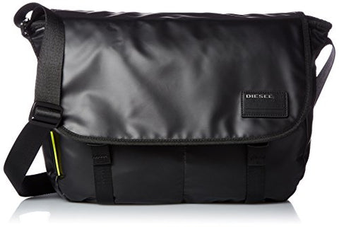 Diesel Men's Discover Messenger Bag, Black, One Size