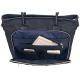 Kenneth Cole Reaction Twill with Quilted Chevron 15” Laptop Tote Black One Size