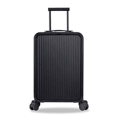 Carry On Luggage, All Aluminum Hard Shell Carry On With Tsa Lock Spinner Wheels (Weave Texture