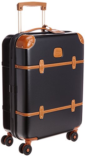Bric'S Luggage Bellagio Ultra-Light 21 Inch Carry On Spinner Trunk (One Size, Black / Cognac)