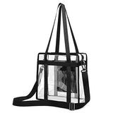 Clear Stadium Bag, Clear Tote Bag NFL Stadium Approved 12 x 12 x 6