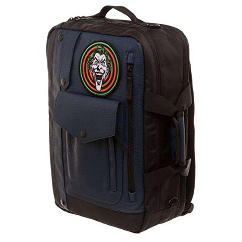 Official Dc Comics Batman'S Joker Goon Convertible Backpack Messenger Bag