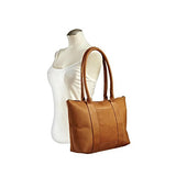 Clava Vachetta Leather Zip Tote (Vachetta Black)