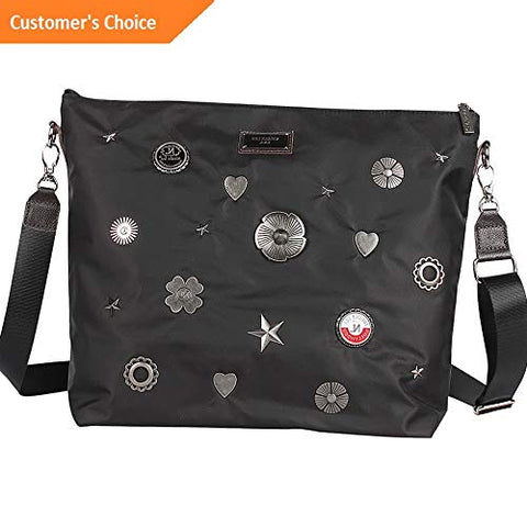 Sandover Nicole Lee Lucky Charms Studded Crossbody 3 Colors Cross-Body Bag NEW | Model LGGG - 10157