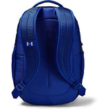Under Armour Adult Hustle 4.0 Backpack , Royal (400)/Silver , One Size