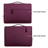 Mosiso Polyester Fabric Multifunctional Sleeve Briefcase Handbag Case Cover Compatible 13-13.3 Inch