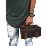 Leather Toiletry Dopp Kitt Leather Toiletry Bag For Men (Dopp Kit) The perfect gift and travel