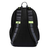 adidas Unisex Prime Backpack, Jersey Black/ Onix/ Black/ Signal Green, ONE SIZE
