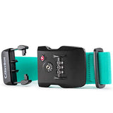 Miami CarryOn Adjustable Luggage Strap with a Built-in TSA Combination Lock (Light Blue)