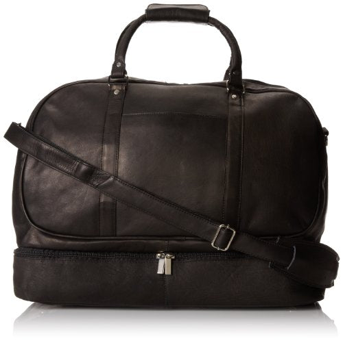 David King & Co. Duffel With Bottom Compartment, Black, One Size