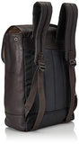 Kenneth Cole Reaction Colombian Leather Single Compartment Flapover 14.1” Laptop Backpack (RFID),