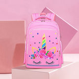CAMTOP Backpack for Girls Kids School Backpack with Lunch Box Preschool Kindergarten BookBag Set (Pink-Unicorn)