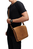 Handmade Genuine Leather Full Flap Messenger Messenger Shoulder Bag Hlt_015