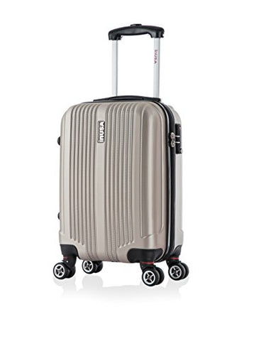 Inusa San Francisco 18-Inch Carry-On Lightweight Hardside Spinner Suitcase - Champagne