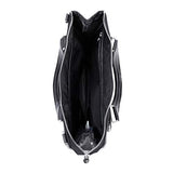 McKlein, N Series, Sofia, Nano Tech-Light Nylon with Leather Trim, 3-in-1 Nylon Ladies' Convertible Backpack Tote, Black (18545)