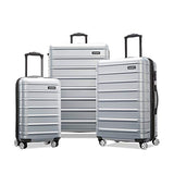 Samsonite Omni 2 Hardside Expandable Luggage with Spinner Wheels, Artic Silver, 3-Piece Set (20/24/28)