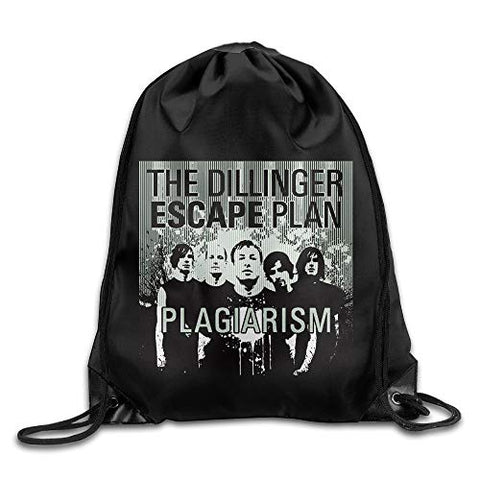 GBMVN The Dillinger Escape Plan Plagiarism Unisex Drawstring Gym Sack Sport Bag