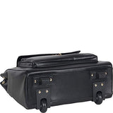 Aimee Kestenberg Women's 15" Single Compartment Wheeled with RFID Laptop Tote, Black One Size