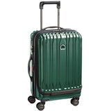 Delsey Paris Chromium Lite 19-Inch International Spinner Carry-On With Expansion (Emerald Green)