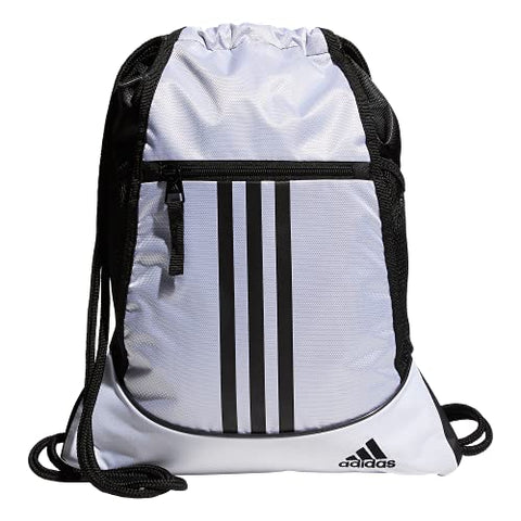 adidas Unisex Alliance II Sackpack, White/Black, ONE SIZE