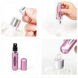 Portable Mini Refillable Perfume Atomizer Bottle Refillable Perfume Spray, Atomizer Perfume Bottle, Scent Pump Case, Perfume Atomizer Refillable Travel (5ml, 4 Pack)
