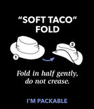 Wallaroo Hat Company Women’s Sedona Fedora – Camel – UPF 50+, Aztec Flair