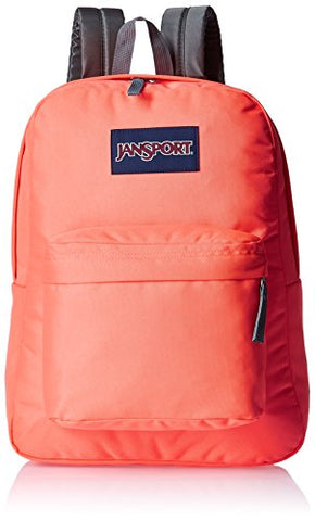 Jansport Superbreak Backpack- Discontinued Colors (Tahitian Orange)