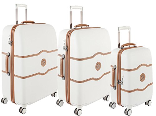Delsey Paris Luggage Chatelet Hard+ 3 Piece Set Spinner (Champagne)