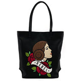 Loungefly x Star Wars Princess Leia Rebel Tattoo Flash Tote Bag