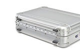 Zero Halliburton Geo Aluminum 3.0 Small Attaché Briefcase, Silver, One Size