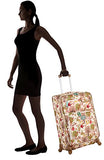 Lily Bloom Midsize 24" Expandable Design Pattern Luggage With Spinner Wheels For Woman (24in, Forest)