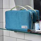 Hanging Toiletry Bags by CISABee - Toiletry Bag | Toiletries Carrier for Bathroom and Shower |