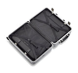 Zero Halliburton Classic Polycarbonate 2.0-22" 4-Wheel Travel Case, Silver