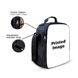 Bigcardesigns 3D Blue Butterfly School Bag Backpack And Lunch Bag Set