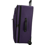U.S. Traveler Vineyard 4-Piece Softside Luggage Set (Blue)