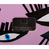 HALINA Bouffants & Broken Hearts Bold Eyes 3 Piece Set Luggage, Multicolor