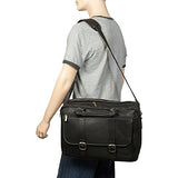 David King & Co. Expandable Laptop Briefcase, Black, One Size