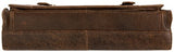Hidesign By Scully Aerosquadron Brief Laptop Satchel Brief,Walnut,One Size