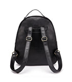 Diomo Mini Women Backpacks Cute Cat Kids Girls Daypack Rucksack Small Bags (Mini, Black)